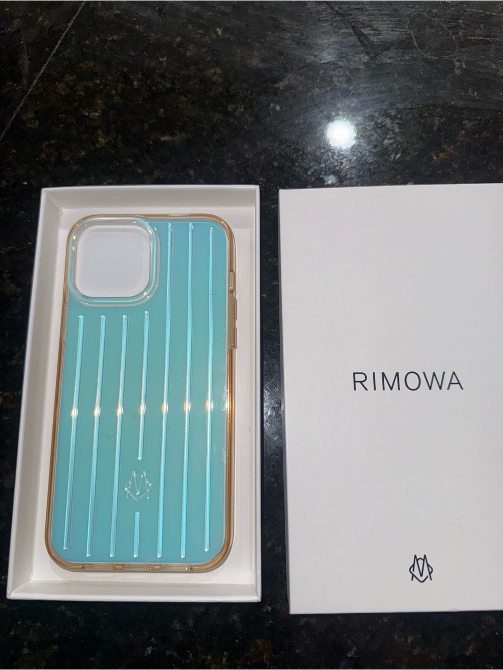 RIMOWA Iridescent iPhone 13 Pro Max Case w/ Original Box
